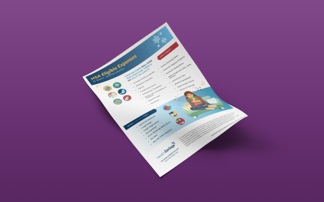 HealthSavings Administrators | Quarterly Info Sheet | Layout & Design